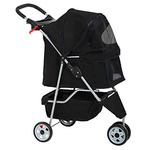 best pet stroller for dogs BestPet 3 Wheels Pet Stroller Dog Cat Cage Jogger Stroller for Medium