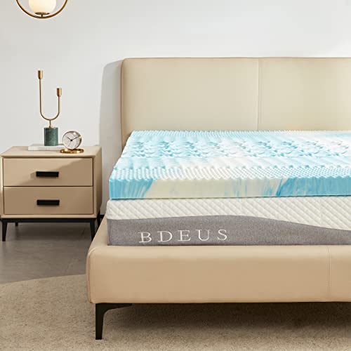 SINWEEK 2 Inch Memory Foam Mattress Topper Twin XL, Twin Extra Long Ma