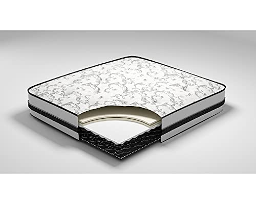 Signature Design by Ashley Queen Size Chime 8 Inch Medium Firm Innerspring Mattress with Pressure Relief Quilt Foam