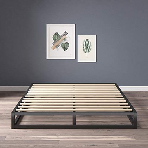 ZINUS Joseph Metal Platforma Bed Frame / Mattress Foundation / Wood Slat Support / No Box Spring Needed / Sturdy Steel Structure, Full