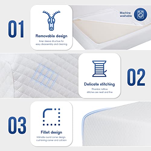 PayLessHere 6 Inch Twin Gel Memory Foam Mattress Fiberglass Free/CertiPUR-US Certified/Bed-in-a-Box/Cool Sleep & Comfy Support