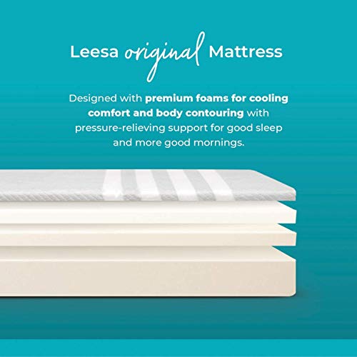 Leesa Original Foam 10" Mattress, Full Size, Cooling Foam and Memory Foam / CertiPUR-US Certified / 100-Night Trial