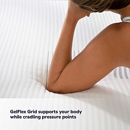 Purple Hybrid Mattress - Cal King, Gelflex Grid, Better Than Memory Foam, Temperature Neutral, Individually Wrapped Coils, Responsiveness, Breathability, Made in USA