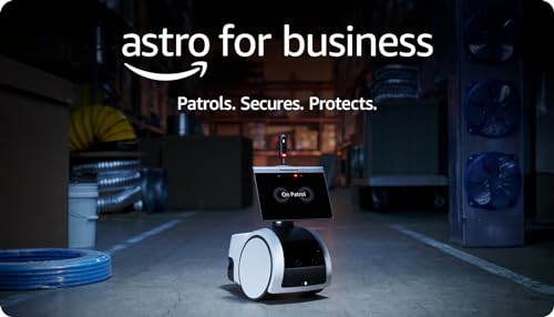 Introducing Amazon Astro for Business, Mobile security robot, Works with Ring Alarm, Includes 120-day free trial of Astro Secure and Ring Protect Pro