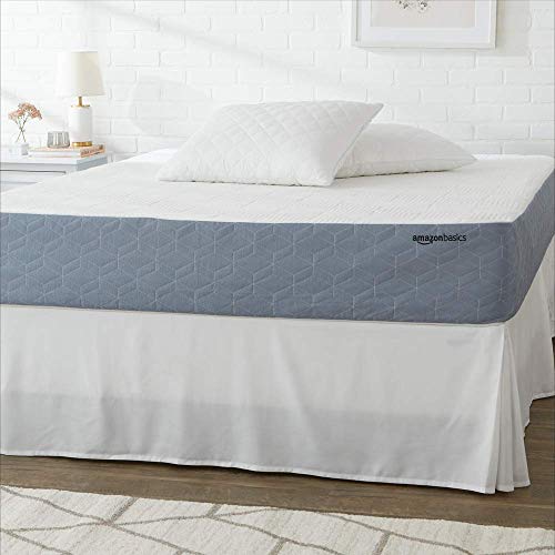 Amazon Basics Cooling Gel-Infused, Medium-Firm Memory Foam Mattress, CertiPUR-US Certified - King Size, 10 Inch