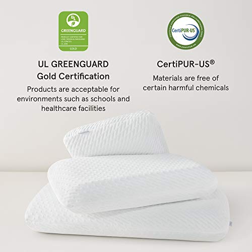 Tuft & Needle Premium Pillow, King Size with T&N Adaptive Foam, Sleeps Cooler & More Supportive Than Memory Foam Pillows, CertiPUR-US and Greenguard Gold Certified, 3-Year True Warranty