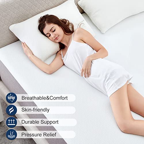 Molblly Queen Mattress 10 Inch Memory Foam Mattress in a Box, Fiberglass Free,Breathable Bed Comfortable Mattress for Cooler Sleep Supportive & Pressure Relief, Queen Size, 60" X 80" X 10"