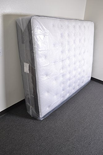 Mattress Bag for Moving & Long-Term Storage - Queen Size - Enhanced Mattress Protection with Extra Thick Tear & Puncture Resistance Polyethylene