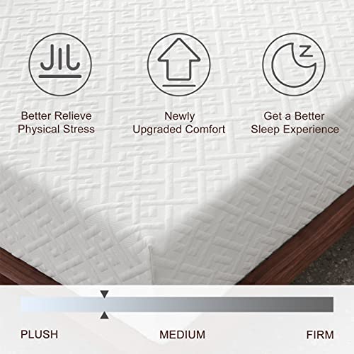 Full Size Mattress,SSECRETLAND Upgrade 10 Inch Gel Memory Foam Mattress in a Box,Comfortable and Breathable Mattress for Sleep Relief,Ultimate Motion Isolation,Fiberglass Free,Plush