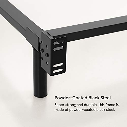 Tuft & Needle Metal Base Bed Frame for Twin Mattress Simple Tool-Less Assembly | Powder-Coated Black Steel | 5-Year Warranty