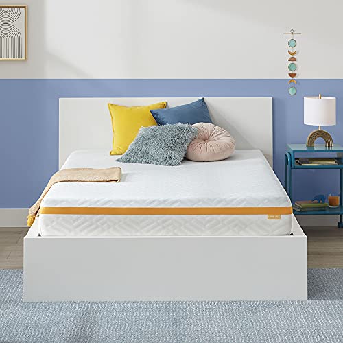 Simmons - Gel Memory Foam Mattress - 10 Inch, Queen Size, Medium Feel, Motion Isolating, Moisture Wicking Cover, CertiPur-US Certified, 100-Night Trial