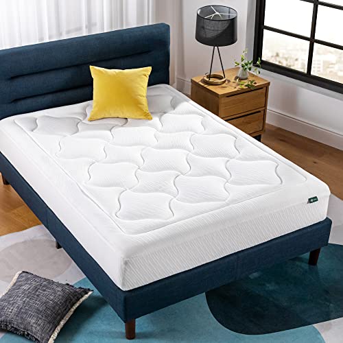 ZINUS 8/10/12-inch Cloud Memory Foam Mattress, Pressure Relieving, Bed-in-a-Box, CertiPUR-US Certified (10 in, Twin), Off White