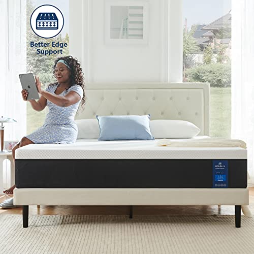 Molblly Queen Mattresses, 10 Inch Premium Cooling-Gel Memory Foam Matt