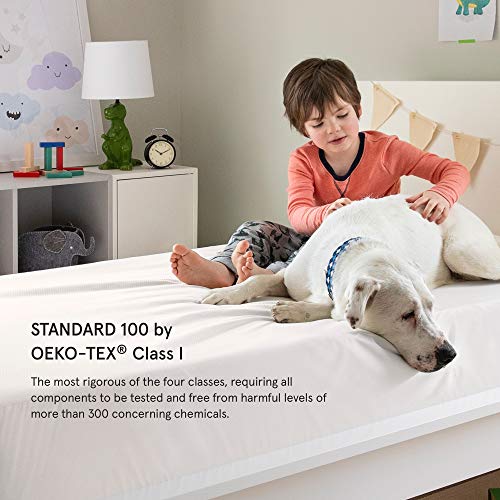 Tuft & Needle Full Mattress Protector - Waterproof, Liquid-Proof, Sleeps Quiet, Fitted Sheet Style, Soft and Comfortable