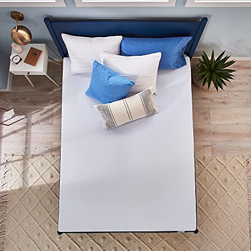 Sleep Innovations Marley 10 Inch Cooling Gel Memory Foam Mattress with Airflow Channel Foam for Breathability, Full Size, Bed in a Box, Medium Firm Support