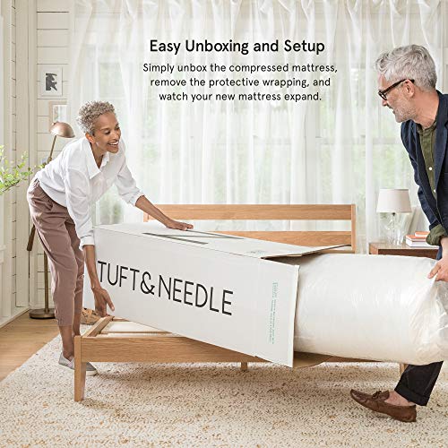 TUFT & NEEDLE 2020 Mint Full Mattress - Extra Cooling Adaptive Foam with Ceramic Cooling Gel and Edge Support - Antimicrobial Protection Powered by HEIQ - CertiPUR-US - 100 Night Trial