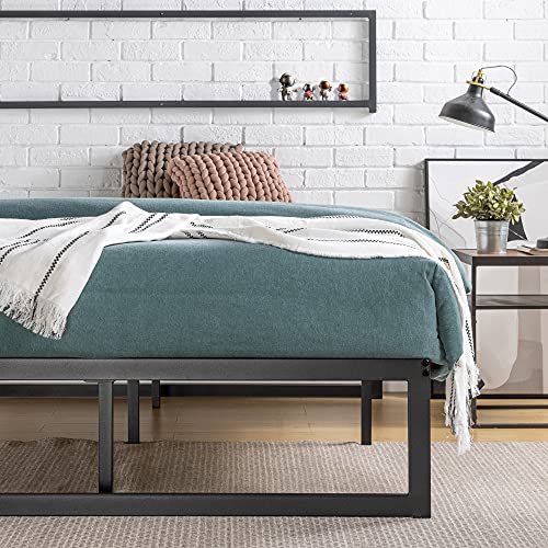 ZINUS Abel Metal Platform Bed Frame / Mattress Foundation with Steel Slat Support / No Box Spring Needed / Easy Assembly, Queen