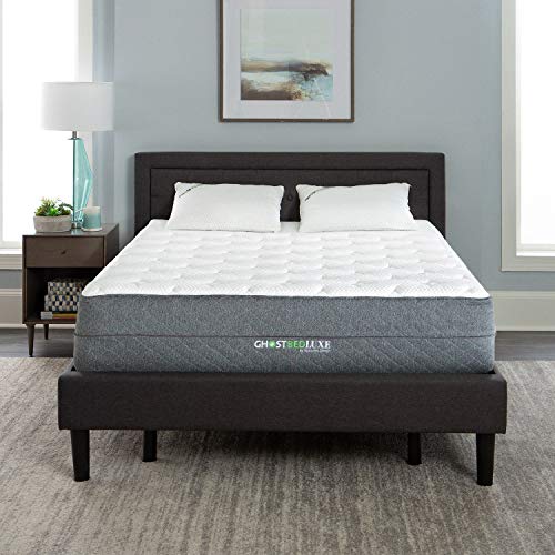 GhostBed Luxe 13 Inch Cool Gel Memory Foam Mattress - Cooling Technology & Comforting Pressure Relief, King