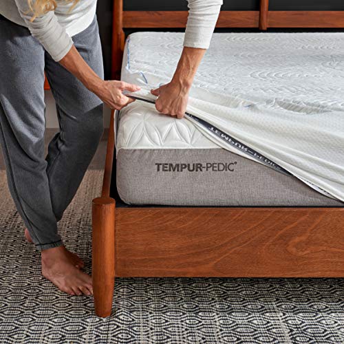 Tempur-Pedic Cool Luxury Mattress Protector, King, White