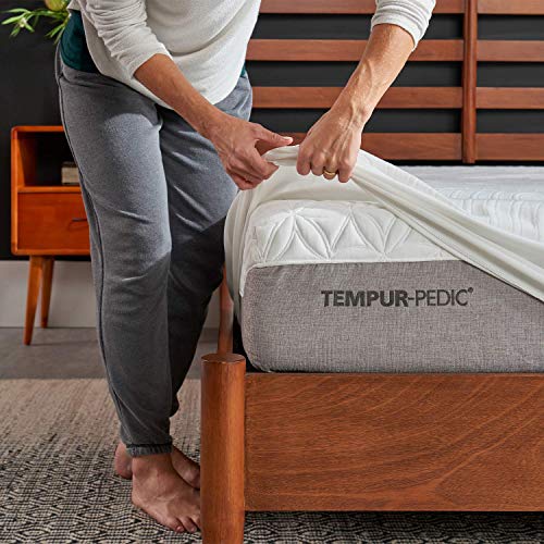 Tempur-Pedic TEMPUR-Protect Waterproof Mattress Protector, Full, White