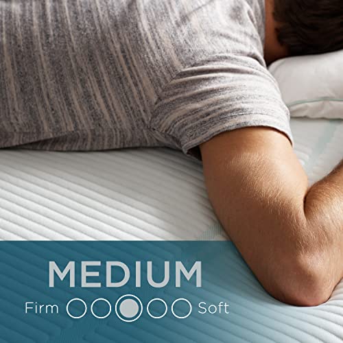 TEMPUR-PRObreeze Medium Hybrid Mattress, Twin XL, 12 inch Memory Foam Hybrid