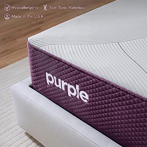 Purple Restore Mattress (Firm) – Queen, GelFlex Grid, Better Than Memory Foam, Temperature Neutral, Responsiveness, Breathability, Made in USA
