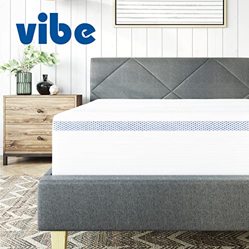 Vibe Gel Memory Foam 12-Inch Mattress | CertiPUR-US Certified | Bed-in-a-Box, Full