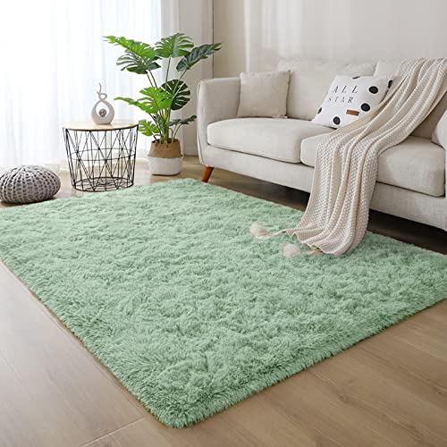 5ft Fluffy Area Rugs Tie-dye Shaggy Soft Home Carpet Winter Warm