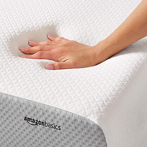 Amazon Basics Memory Foam Mattress, Soft Plush Feel, 12 inch, Queen