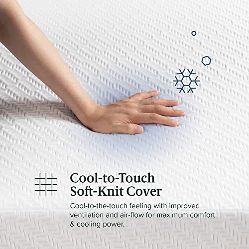 ZINUS 8 Inch Ultra Cooling Gel Memory Foam Mattress / Cool-to-Touch Soft Knit Cover / Pressure Relieving / CertiPUR-US Certified / Bed-in-a-Box / All-New / Made in USA, King