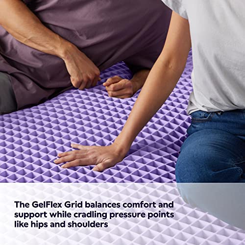Purple Mattress - Queen, GelFlex Grid, Better Than Memory Foam, Temperature Neutral, Responsiveness, Breathability, Made in USA