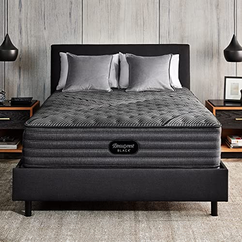 Beautyrest Black L-Class 13.75” Firm Queen Mattress, Cooling Technology, Supportive, CertiPUR-US, 100-Night Sleep Trial, 10-Year Limited Warranty