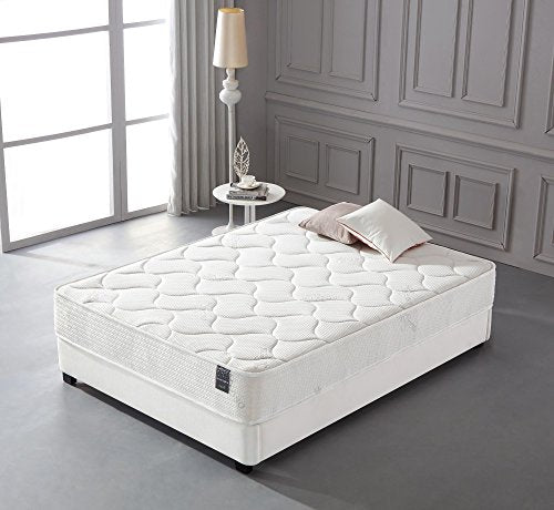 Oliver Smith - Organic Cotton - 10 Inch - Comfort Firm Sleep - Cool Memory Foam & Pocket Spring Mattress - Green Foam Certified - Twin