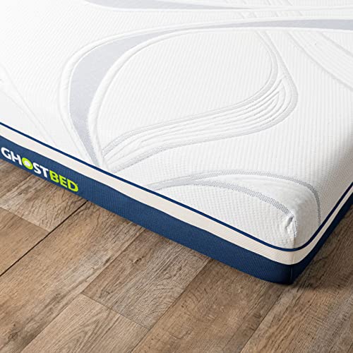 GhostBed Ultimate 10 Inch Mattress - Cooling Gel Memory Foam Mattress - Medium Firm Feel with Breathable, Cool-to-The-Touch Cover - Made in The USA - CertiPUR-US Certified - Queen
