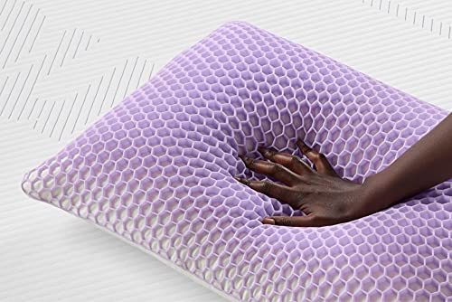 Purple Harmony Pillow | The Greatest Pillow Ever Invented, Hex Grid, No Pressure Support, Stays Cool, Good Housekeeping Award Winning Pillow (King - Tall)