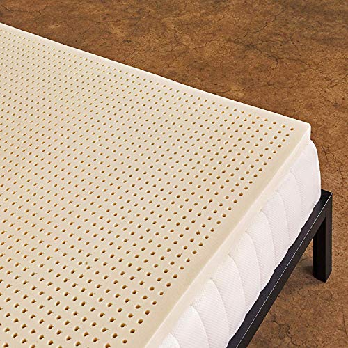 Pure Green Natural Latex Mattress Topper - Soft - 3 Inch - Cal King Size (GOLS Certified Organic)