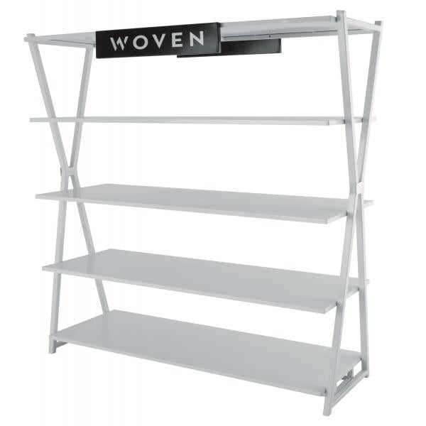 WOVEN & SLEEP TITE DISPLAY RACK