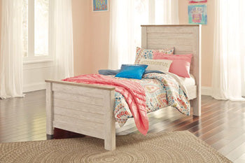 Willowton Casual Master Bedroom Twin Panel Rails