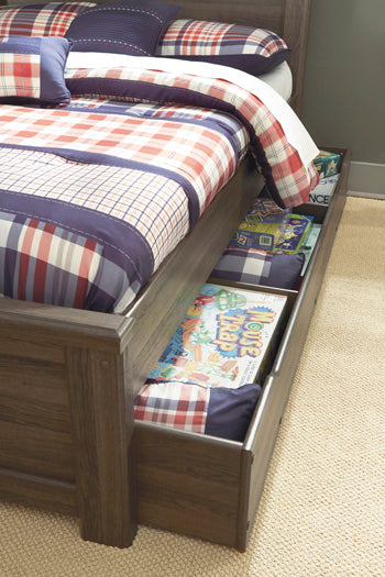 Juararo Casual Youth Bedroom Trundle Under Bed Storage