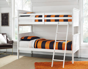 Lulu Casual Youth Bedroom Twin Bunk Bed Slats
