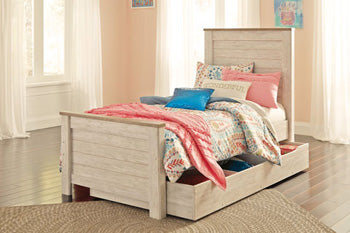 Willowton Casual Master Bedroom Under Bed Storage