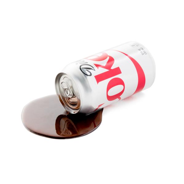FAKE SPILLED DIET SODA CAN