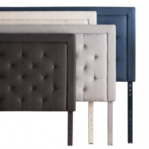 Scooped Square Tufted Upholstered Headboard